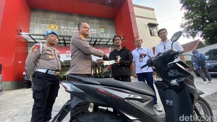 2 Hari Motor Ojol Raib Dicuri, Ditemukan Terparkir di Stasiun Depok Baru